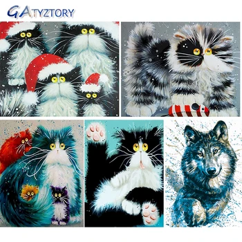 GATYZTORY Painting By Numbers Children Christmas Cat Photo Frames Adults Acrylic Art Canvas Drawing Diy Animals Wall Decor Home
GATYZTORY Painting By Numbers Children Christmas Cat Photo Frames Adults Acrylic Art Canvas Drawing Diy Animals Wall Decor Home