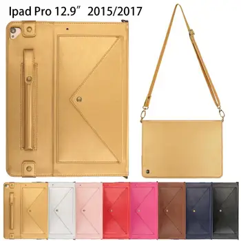 Case For iPad Pro 12.9 2017 With Shoulder strap Leather Cover Shoulder bag style Smart Case For iPad Pro 12.9 2015
Case For iPad Pro 12.9 2017 With Shoulder strap Leather Cover Shoulder bag style Smart Case For iPad Pro 12.9 2015