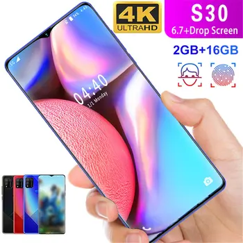 S30 6.7 "Water Drop Screen 2 + 16GB True Fingerprint Mobile Phone Real Fingerprint Face Recognition Android 6.0 System 
S30 6.7 "Water Drop Screen 2 + 16GB True Fingerprint Mobile Phone Real Fingerprint Face Recognition Android 6.0 System