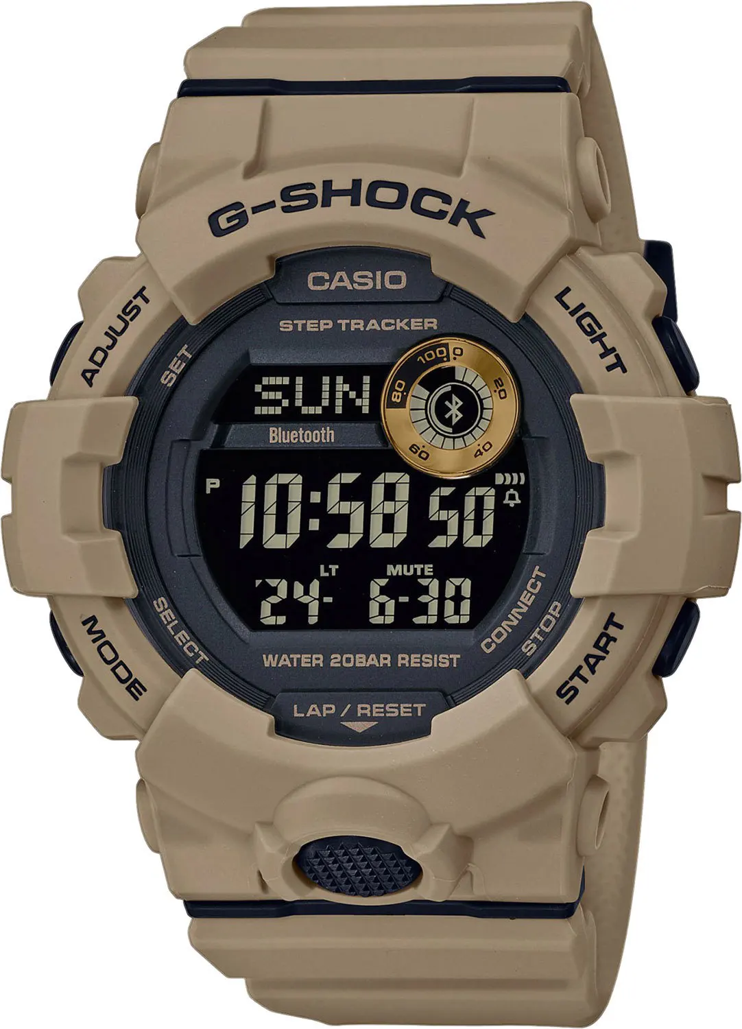 Японские умные наручные часы Casio G-SHOCK GBD-800UC-5ER с хронографом | Наручные