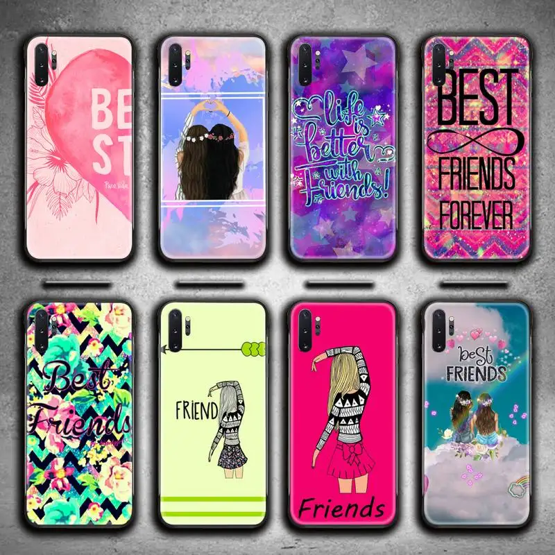 Чехол для телефона Best Friends Forever BFF Samsung Galaxy Note20 ultra 7 8 9 10 Plus lite J7 J8 2018 Prime | Мобильные