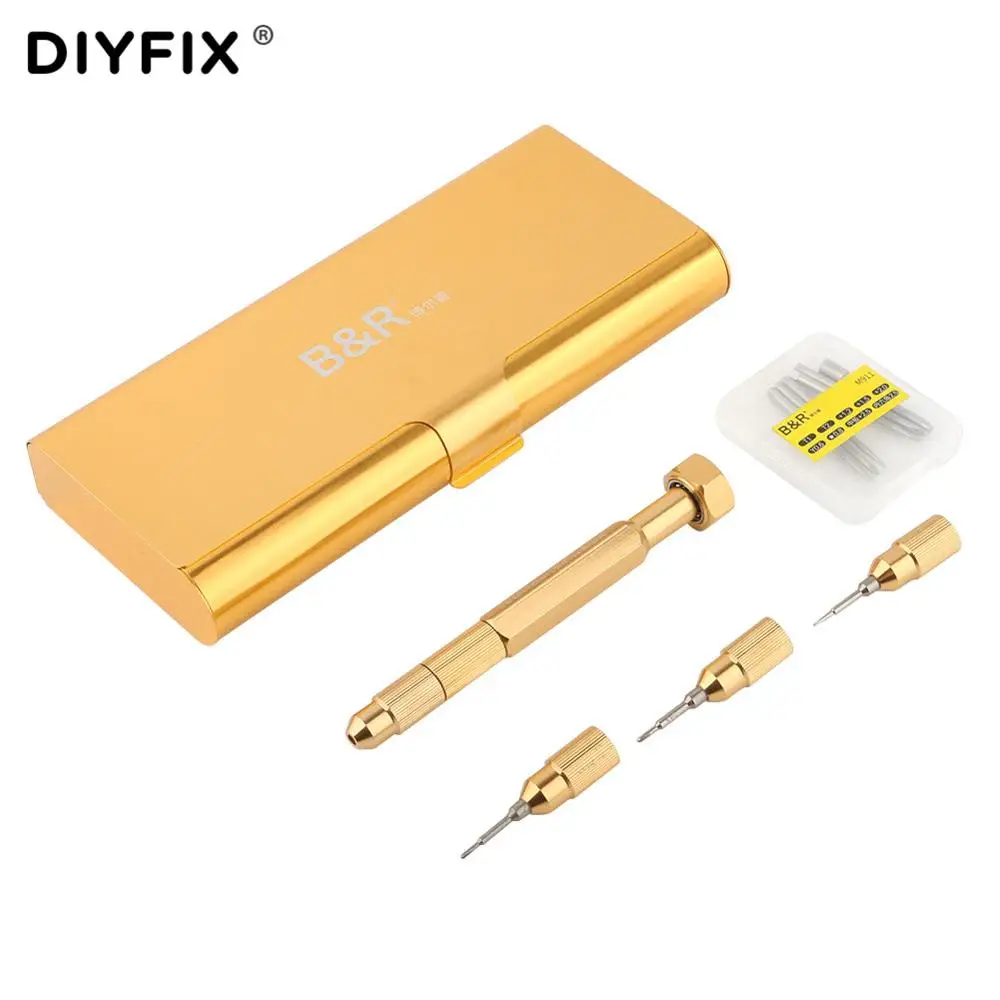 DIYFIX 8 in 1 Limited Torque Screwdriver Set P2 Pentalobe Y Tip Phillips Torx Hex for iPhone MacBook CellPhone Repair Tools Kit |