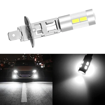 1PCS H1 Super Bright High Power 10 LEDS SMD 5730 LED Auto Car Fog Light Bulbs Driving Light Signal Bulb DRL 12V White 6000K 
1PCS H1 Super Bright High Power 10 LEDS SMD 5730 LED Auto Car Fog Light Bulbs Driving Light Signal Bulb DRL 12V White 6000K