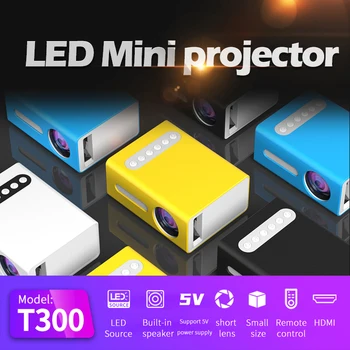 1920*1080 Max LED LCD Mini Projector T300 100 inch 12V 2A Home Media Video player 16:9 HDMI USB Audio Portable Projector
1920*1080 Max LED LCD Mini Projector T300 100 inch 12V 2A Home Media Video player 16:9 HDMI USB Audio Portable Projector