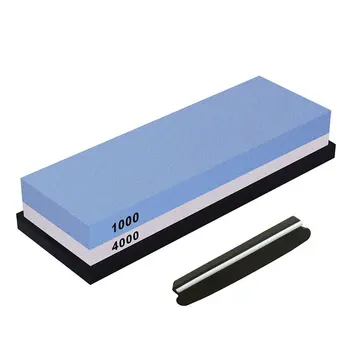 Whetstone, Double-Sided Knife Sharpening Stone Set Grit 1000/4000 Knife Sharpener Combination Waterstone Kits with Non-slip Sili
Whetstone, Double-Sided Knife Sharpening Stone Set Grit 1000/4000 Knife Sharpener Combination Waterstone Kits with Non-slip Sili