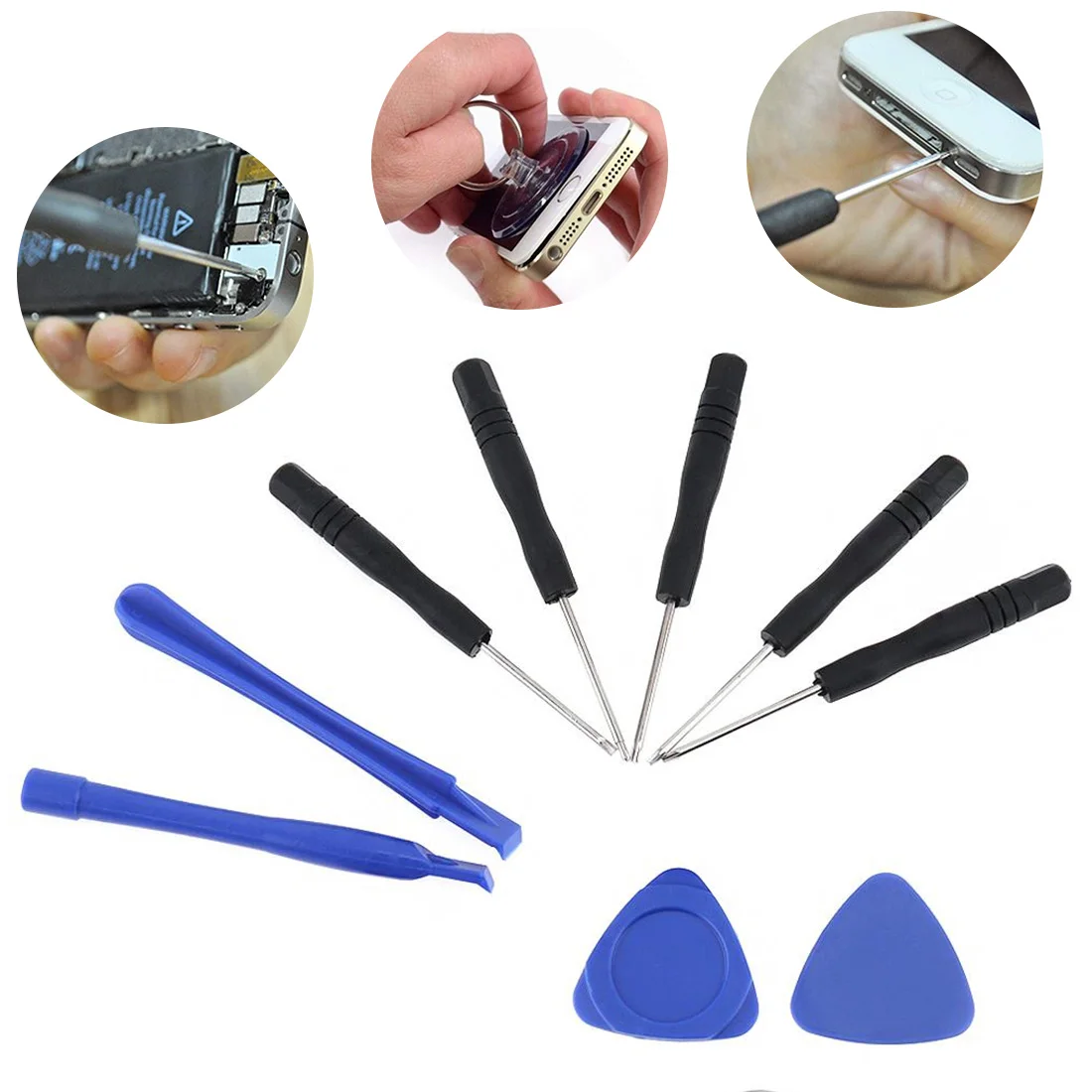 Professional 11 in 1 Cell Phones Opening Pry Repair Tool Kits Smartphone Screwdrivers Tool Set For iPhone Samsung Huawei Xiaomi
Professional 11 in 1 Cell Phones Opening Pry Repair Tool Kits Smartphone Screwdrivers Tool Set For iPhone Samsung Huawei Xiaomi