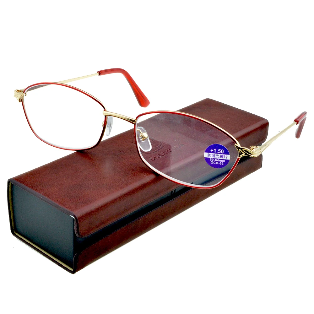 Anti-ray Lens Full-rim Women Simplicity Reading Glasses +0.75 +1 +1.25 +1.5 +1.75 +2 +2.5 To +4 Includes PU Case In The Picture
Anti-ray Lens Full-rim Women Simplicity Reading Glasses +0.75 +1 +1.25 +1.5 +1.75 +2 +2.5 To +4 Includes PU Case In The Picture