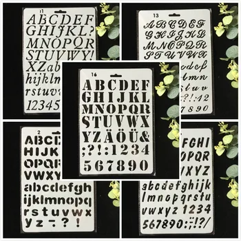 5Pcs/Pack 27cm Alphabet Letters 0-9 DIY Layering Stencils Wall Painting Scrapbook Coloring Embossing Album Decorative Template
5Pcs/Pack 27cm Alphabet Letters 0-9 DIY Layering Stencils Wall Painting Scrapbook Coloring Embossing Album Decorative Template