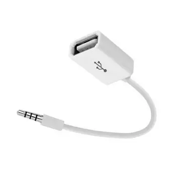 18cm Portable DOONJIEY Car MP3 Sync 3.5mm Male Aux Audio Jack to USB 2.0 Female Adapter Cable Plastic + Metal Accessories
18cm Portable DOONJIEY Car MP3 Sync 3.5mm Male Aux Audio Jack to USB 2.0 Female Adapter Cable Plastic + Metal Accessories