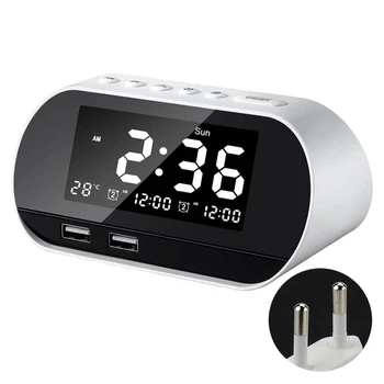 Multifunctional LCD Display Perpetual Calendar Office Digital Dual USB Phone Charger Home Adjustable Brightness Alarm Clock
Multifunctional LCD Display Perpetual Calendar Office Digital Dual USB Phone Charger Home Adjustable Brightness Alarm Clock