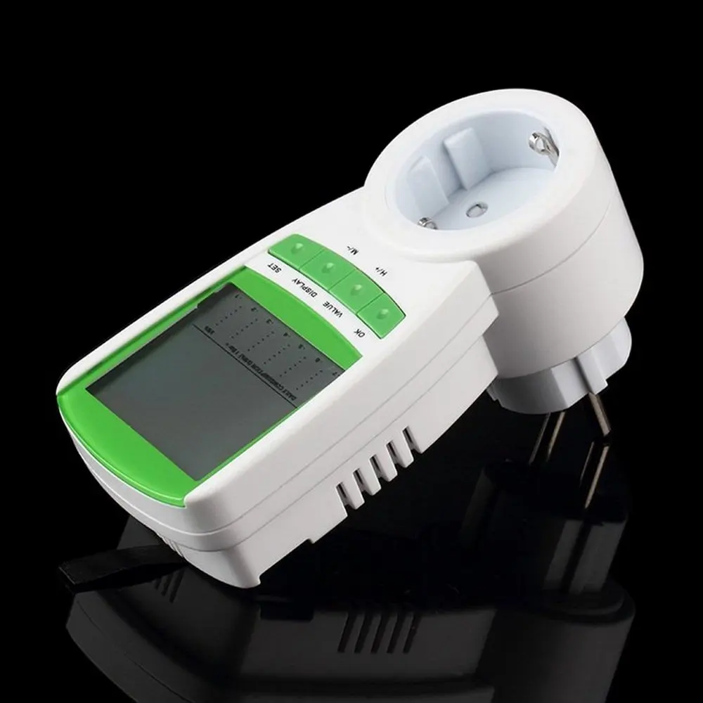 Digital LCD Socket Energy Electricity Power Meter Wattmeter Wattage Kwh Voltage Current Meter TS-838 230V 50HZ EU Plug
Digital LCD Socket Energy Electricity Power Meter Wattmeter Wattage Kwh Voltage Current Meter TS-838 230V 50HZ EU Plug