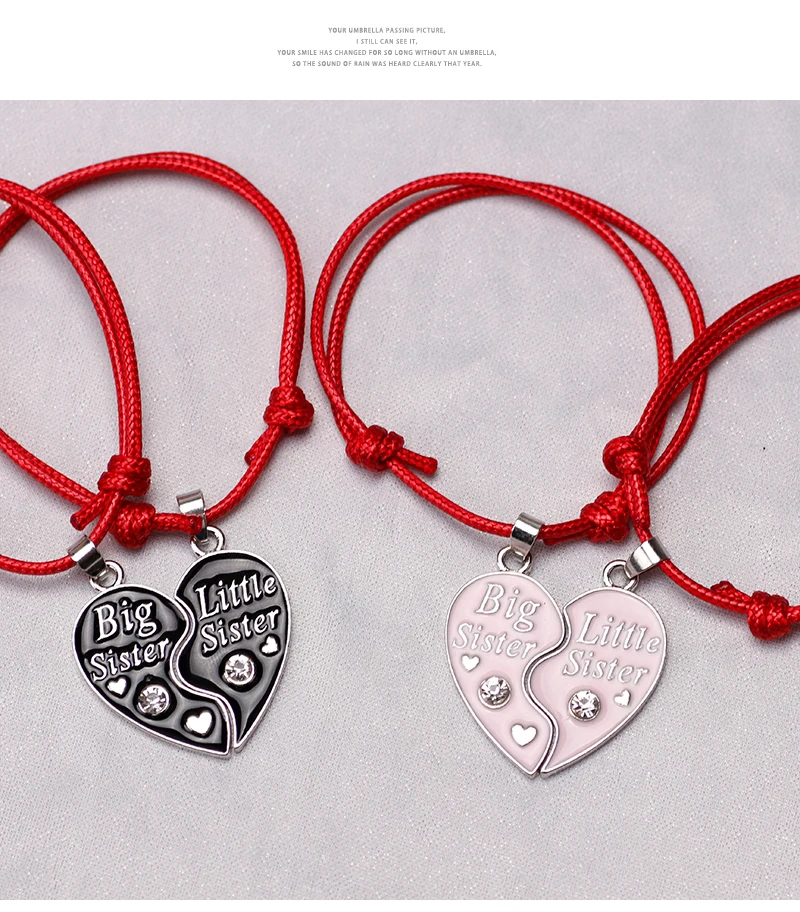 Unisex heart pendant bracelets featuring trendy lace-up clasp and zinc alloy metal.