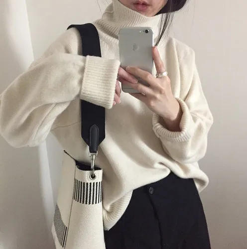 Casual Basic Turtleneck Knitted Pullovers Women Ladies Solid Sweater Jumpers Autumn Female Knitting Tops vs325
Casual Basic Turtleneck Knitted Pullovers Women Ladies Solid Sweater Jumpers Autumn Female Knitting Tops vs325