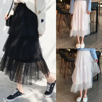 Fashion summer skirts womens New Sexy High Waist Mesh Pleated Skirt юбка женская In stock hot sale 2020#guahao
Fashion summer skirts womens New Sexy High Waist Mesh Pleated Skirt юбка женская In stock hot sale 2020#guahao
