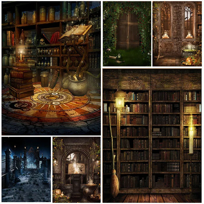 Gothic Room Candlestick Magic Halloween Photo Backgrounds for Studio Backdrop for Portrait Children Photography Props Photocall
Gothic Room Candlestick Magic Halloween Photo Backgrounds for Studio Backdrop for Portrait Children Photography Props Photocall