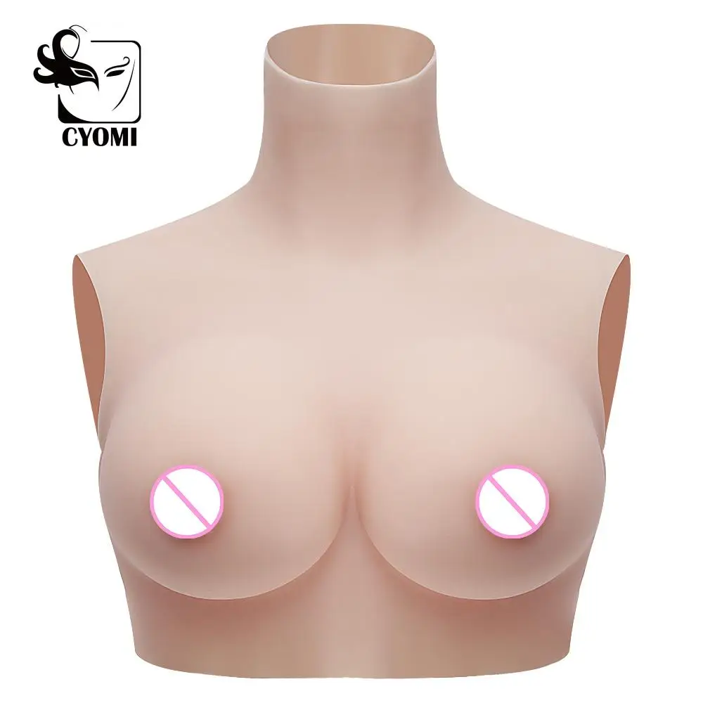 CYOMI 71C High Collar Neck Silicone Breast Forms for Crossdresser Silk Cotton Silicone Fake Boobs Transgender Drag Queen 1G
CYOMI 71C High Collar Neck Silicone Breast Forms for Crossdresser Silk Cotton Silicone Fake Boobs Transgender Drag Queen 1G