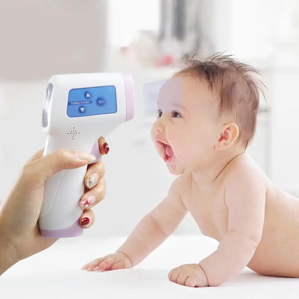 Digital Infrared Non-Contact Forehead Instant Read Thermometer Temperature Meter Hand-held LCD Display Forehead Thermometer Baby
Digital Infrared Non-Contact Forehead Instant Read Thermometer Temperature Meter Hand-held LCD Display Forehead Thermometer Baby