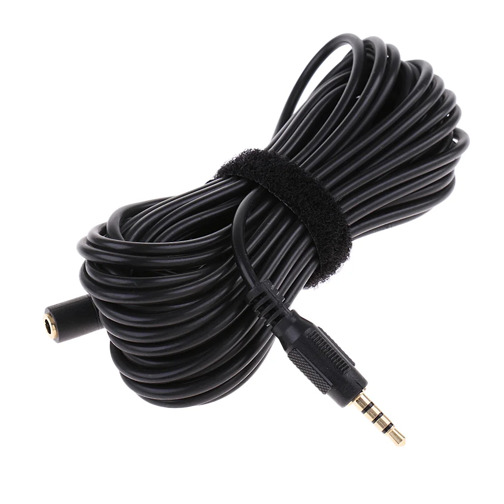 3.5mm Stereo Jack Headphone Extension Cable Aux Audio Wired Cord Lead for Computer Phone 6m 3.5mm Stereo Jack Headphone Extension Cable Aux Audio Wired Cord Lead for Computer Phone 6m