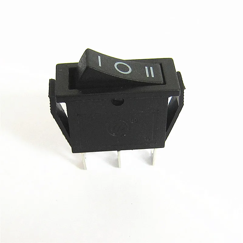 5PCS KCD3 Rocker Switch 15A /20A 125V/250V ON-OFF-ON 3 Position 3 Pin Electrical equipment Power switch black
5PCS KCD3 Rocker Switch 15A /20A 125V/250V ON-OFF-ON 3 Position 3 Pin Electrical equipment Power switch black