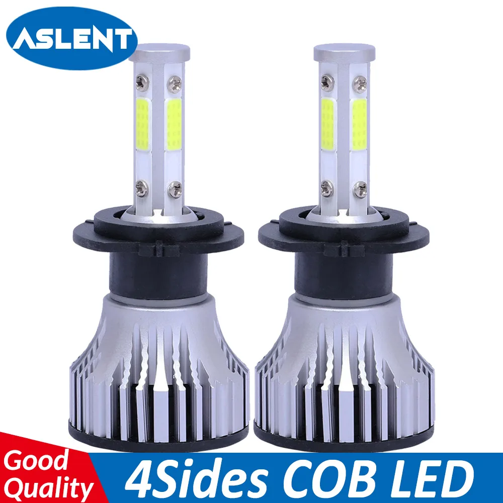 2pcs New 4Sides LED H4 H7 H1 H3 Car LED Headlight Bulbs Auto Light HB3 HB4 9007 HB5 Fog lights H11 H8 H9 9005 9006 Headlamps COB
2pcs New 4Sides LED H4 H7 H1 H3 Car LED Headlight Bulbs Auto Light HB3 HB4 9007 HB5 Fog lights H11 H8 H9 9005 9006 Headlamps COB