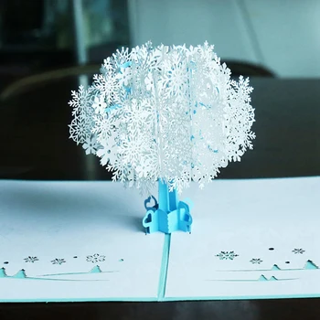 3D Three-dimensional White Snowflake Greeting Card DIY Christmas Blessing Greeting Cards Postcard Gift New Year Card Xmas Party
3D Three-dimensional White Snowflake Greeting Card DIY Christmas Blessing Greeting Cards Postcard Gift New Year Card Xmas Party