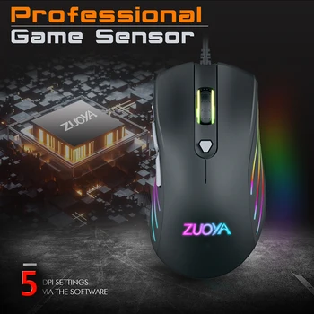 7 Keys USB Wired Mouse AT-962 RGB 7200DPI Gaming Macroprogramming Mice Office Caring Computer Supplies for ZUOYA
7 Keys USB Wired Mouse AT-962 RGB 7200DPI Gaming Macroprogramming Mice Office Caring Computer Supplies for ZUOYA