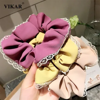 VIKAR Elegant Lace Elastic Hair Bands Women Summer Ponytail Holder Scrunchie Rubber Bands Hair Ropes Girls New Hair Accessorie 
VIKAR Elegant Lace Elastic Hair Bands Women Summer Ponytail Holder Scrunchie Rubber Bands Hair Ropes Girls New Hair Accessorie