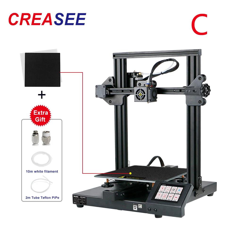 CREASEE 3D Proferssional Printer Power Off Resume Printing MTC225 Silent Driver DIY Kit Magnetic Build Plate Print 3D
CREASEE 3D Proferssional Printer Power Off Resume Printing MTC225 Silent Driver DIY Kit Magnetic Build Plate Print 3D