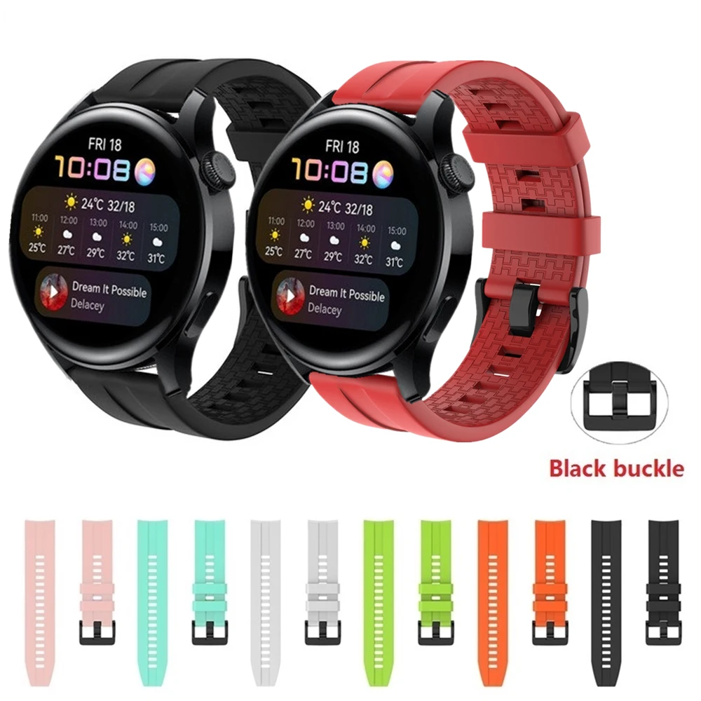 Ремешок силиконовый для Huawei Watch 3 46 мм Pro 48 мм GT, спортивный браслет для Honor Watch GS Pro Dream Magic 2, с черной пряжкой
Ремешок силиконовый для Huawei Watch 3 46 мм Pro 48 мм GT, спортивный браслет для Honor Watch GS Pro Dream Magic 2, с черной пряжкой