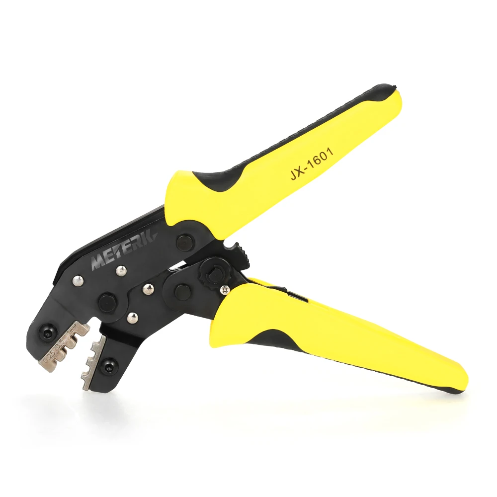 Meterk Professional Wire Crimper Engineering Ratchet Terminal Crimping Pliers Bootlace Ferrule Crimpers Crimping Tool
Meterk Professional Wire Crimper Engineering Ratchet Terminal Crimping Pliers Bootlace Ferrule Crimpers Crimping Tool
