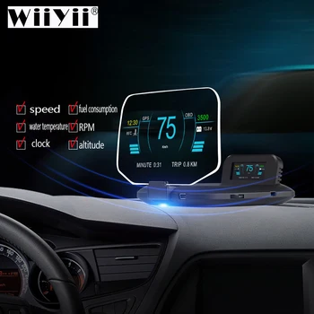 WiiYii C1 OBD2 GPS car Head-up Display Plus General OBD Speed Intelligent High Definition Suspension HUD Optical Projector
WiiYii C1 OBD2 GPS car Head-up Display Plus General OBD Speed Intelligent High Definition Suspension HUD Optical Projector