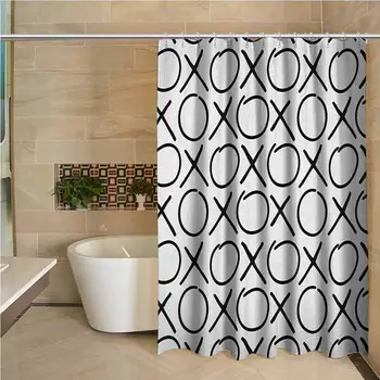 Xo Precision Custom Shower Curtain Doodle Style Pattern with Friendship Monochrome Letters Internet Expression Print Modern
Xo Precision Custom Shower Curtain Doodle Style Pattern with Friendship Monochrome Letters Internet Expression Print Modern
