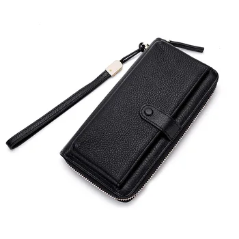 Fashionable leather women's long wallet new mobile phone bag zipper clutch 
Fashionable leather women's long wallet new mobile phone bag zipper clutch