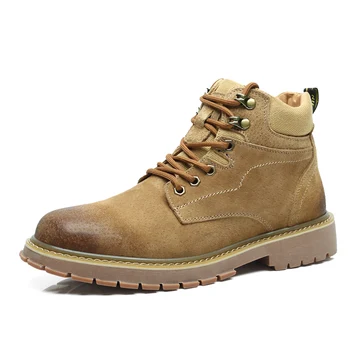 men luxury fashion ankle boots genuine leather cowboy shoes comfortable military desert boot botas masculina botines hombre male 
men luxury fashion ankle boots genuine leather cowboy shoes comfortable military desert boot botas masculina botines hombre male