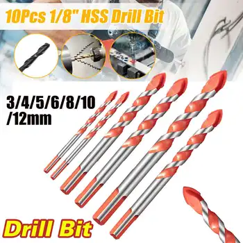 5/7Pcs Drill Bits Triangle Handle Alloy Multifunctional Drill Bits 6-12mm Blade Diameter for Ceramic Glass Hole Wall Cobalt
5/7Pcs Drill Bits Triangle Handle Alloy Multifunctional Drill Bits 6-12mm Blade Diameter for Ceramic Glass Hole Wall Cobalt