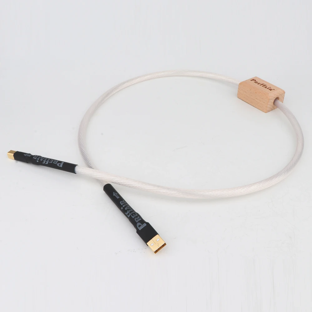 Посеребренный USB-кабель Preffair X420 12 ядер x 1 2 мм | Электроника