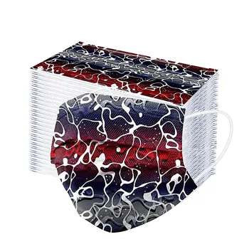 50/100pc Disposable Masks Adult Christmas Breathable Mask Crack Printing 3layer Non-woven Soft Skin-friendly Mondkapjes Masque
50/100pc Disposable Masks Adult Christmas Breathable Mask Crack Printing 3layer Non-woven Soft Skin-friendly Mondkapjes Masque
