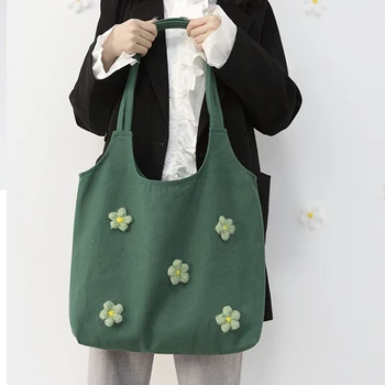 Japanese ins small petal girl versatile students large capacity canvas bag three-dimensional flowers zipper one-shoulder tote
Japanese ins small petal girl versatile students large capacity canvas bag three-dimensional flowers zipper one-shoulder tote