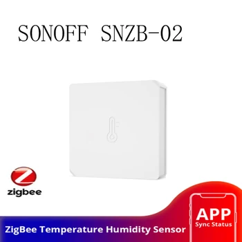 SONOFF SNZB-02 Temperature And Humidity Sensor Real-time Sync Data Via E-WeLink App Work With SONOFF ZBBridge IFTTT Smart Home
SONOFF SNZB-02 Temperature And Humidity Sensor Real-time Sync Data Via E-WeLink App Work With SONOFF ZBBridge IFTTT Smart Home