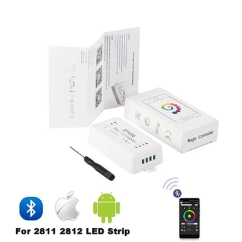 SP105E Wireless Bluetooth Controller APP WS2811 WS2812B WS2801 SK6812 APA102 Individually Addressable Programmable LED Strip Pix
SP105E Wireless Bluetooth Controller APP WS2811 WS2812B WS2801 SK6812 APA102 Individually Addressable Programmable LED Strip Pix
