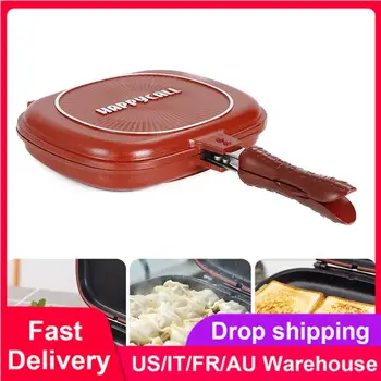32CM/28CM Frying Pan Non-Stick Double-Sided Barbecue Cooking Tool Stable Durable And Reliable Cookware Suitable For Home Outdoor
32CM/28CM Frying Pan Non-Stick Double-Sided Barbecue Cooking Tool Stable Durable And Reliable Cookware Suitable For Home Outdoor