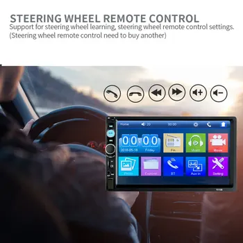 7 Inch Car MP5 Player FM Radio Stereo Radio Audio Music USB Digital Touch Screen Wireless AUX Input MP3 Music Player with Camera
7 Inch Car MP5 Player FM Radio Stereo Radio Audio Music USB Digital Touch Screen Wireless AUX Input MP3 Music Player with Camera