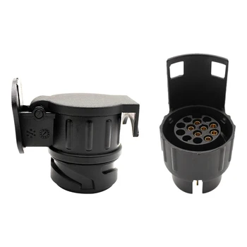 12V Car Trailer Truck 13 Pin to 7 Pin Plug Adapter 7 Pin to 13 Pin Converter Tow Socket for caravan towing and truck
12V Car Trailer Truck 13 Pin to 7 Pin Plug Adapter 7 Pin to 13 Pin Converter Tow Socket for caravan towing and truck