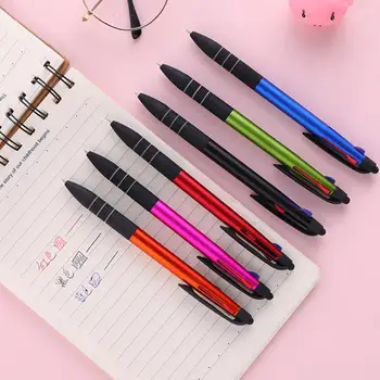 0.5mm Three Color Ballpoint Pen Touch Screen Painting Process Rubber Sleeve Writing Smooth Signature Pen Gift Random Color
0.5mm Three Color Ballpoint Pen Touch Screen Painting Process Rubber Sleeve Writing Smooth Signature Pen Gift Random Color