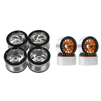 8Pcs 2.2Inch Metal Beadlock Wheel Rims for 1/10 RC Crawler Axial Wraith Silver & Yellow
8Pcs 2.2Inch Metal Beadlock Wheel Rims for 1/10 RC Crawler Axial Wraith Silver & Yellow