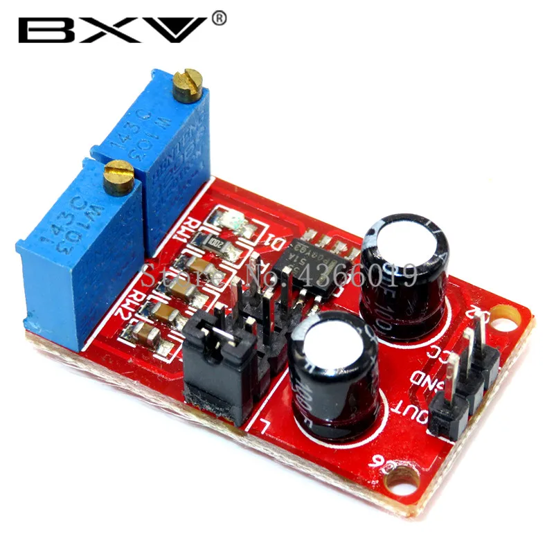 NE555 Pulse Frequency Duty Cycle Adjustable Module Square Wave Signal Generator
NE555 Pulse Frequency Duty Cycle Adjustable Module Square Wave Signal Generator