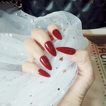 28PCS/SET Red Wine Dip Pure Shiny Metallic False Nails Plating Acrylic Short Mirror Fingernails PressNail Art Tips JP908-Y13-B3
28PCS/SET Red Wine Dip Pure Shiny Metallic False Nails Plating Acrylic Short Mirror Fingernails PressNail Art Tips JP908-Y13-B3