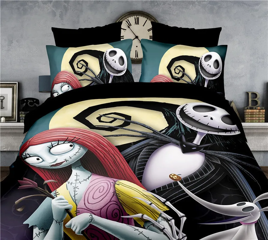 The Nightmare Before Christmas 3D Print Cartoon Bedding Set Duvet Cover Bed Halloween For Home Decoration King Size Bedding Set
The Nightmare Before Christmas 3D Print Cartoon Bedding Set Duvet Cover Bed Halloween For Home Decoration King Size Bedding Set