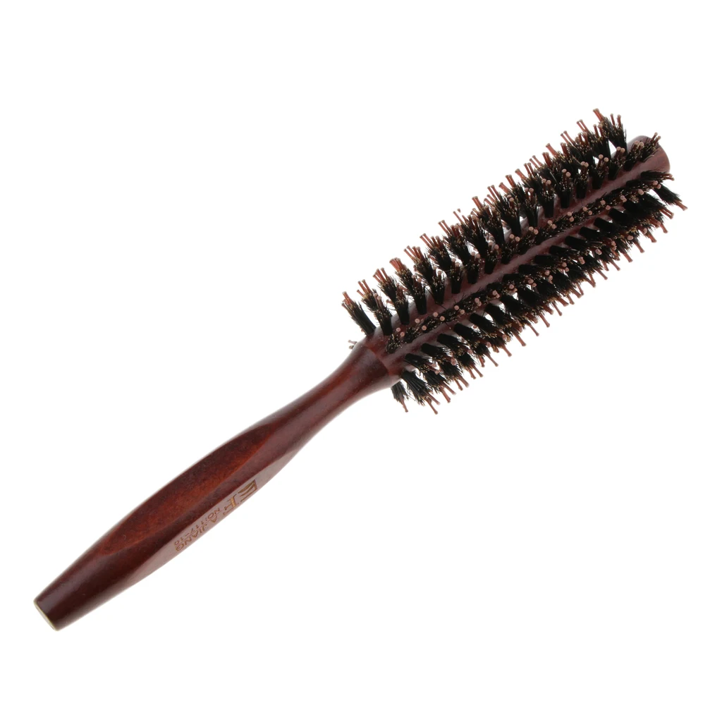 Twill/Straight Teeth Curly Hair Brush Comb Round Anti-static Wooden Bristles Twill/Straight Teeth Curly Hair Brush Comb Round Anti-static Wooden Bristles