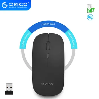 ORICO Wireless Mouse Computer Mouse Silent 2.4GHz Mini USB Mouse Rechargeable USB Optical Mice1600 DPI Adjustable for PC Laptop
ORICO Wireless Mouse Computer Mouse Silent 2.4GHz Mini USB Mouse Rechargeable USB Optical Mice1600 DPI Adjustable for PC Laptop